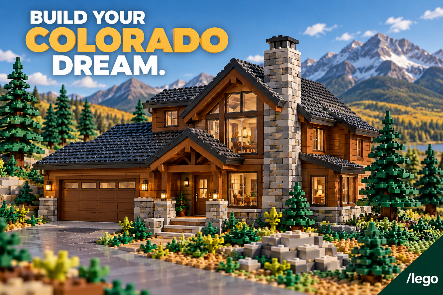 Build your Colorado dream — illustrative concept