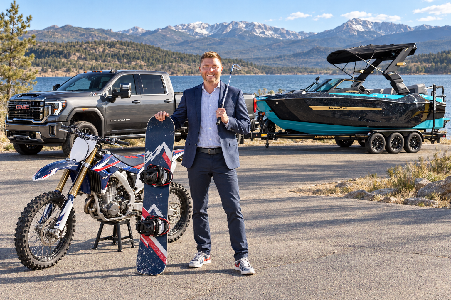Dane enjoying the Colorado lifestyle
