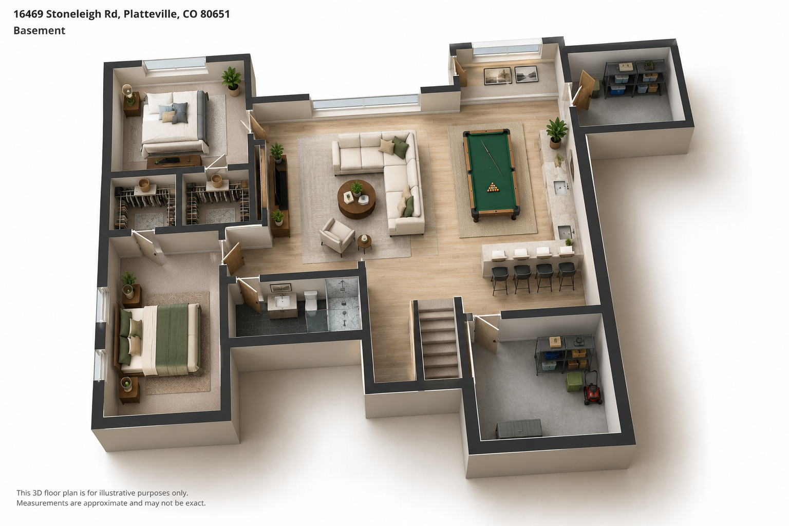 A new perspective on the floorplan — supplied AI-enhanced marketing example